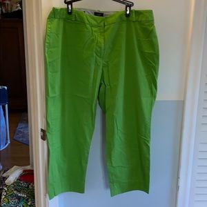 Talbots green capris